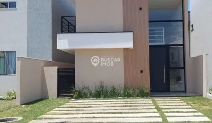 Casa em condomínio fechado com 4 quartos à venda no Abrantes, Camaçari  por R$ 900.000