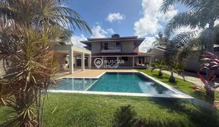Casa em condomínio fechado com 4 quartos para alugar no Abrantes, Camaçari , 400 m2 por R$ 12.000