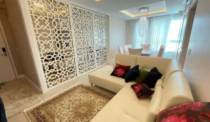APARTAMENTO NO CENTRO DE CAMBORIU - UMA SUITE MAIS UM DORMITORIO MOBILIADO