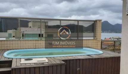 Cobertura de luxo em Piratininga - Niterói: 200m², 3 suítes, 4 banheiros por R$2M - Venda