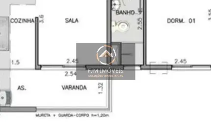 Venda Apartamento 1 Quarto em Santa Rosa, Niterói - 40m²
