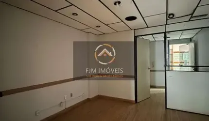 FJM IMÓVEIS VENDE: sala comercial no melhor edifício comercial do centro de Niterói, São 40 metros de sala, dividido em 2 ambientes comerciais, recepção, cozinha e banheiro.