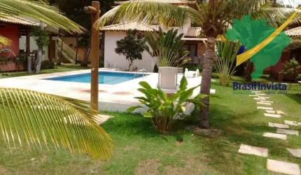 CASA EM CONDOMÍNIO HÁ 50 METROS DA PRAIA EM ARRAIAL D&amp;apos;AJUDA