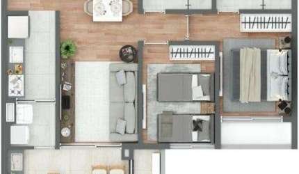Apartamento com 2 Quartos à venda, 69m²