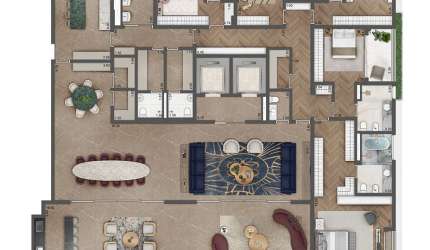 Apartamento á venda 493m² Moema - SP