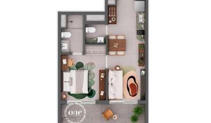 Apartamento á venda 46m² - Pinheiros SP