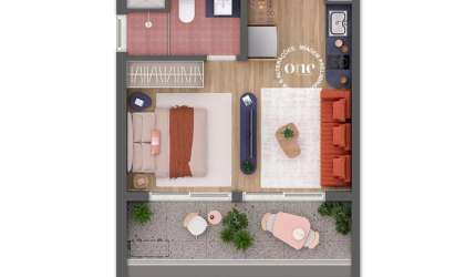 Studio á venda 34m² - Pinheiros SP