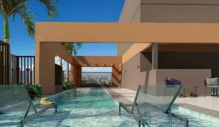 More em frente ao metro - Apartamento 2 dorm. com 41m²