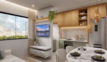 More em frente ao metro - Apartamento 2 dorm. com 41m²