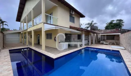 Casa com 7 dormitórios à venda, 362 m² por R$ 1.200.000,00 - Guaraú - Peruíbe/SP