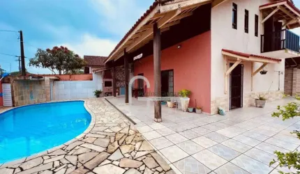 Casa com 3 dormitórios à venda, 140 m² por R$ 590.000,00 - Parque Turístico - Peruíbe/SP