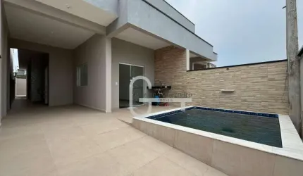 Casa com 3 dormitórios à venda, 85 m² por R$ 450.000,00 - Flora Rica II - Peruíbe/SP