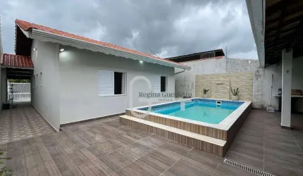 Casa com 3 dormitórios à venda, 110 m² por R$ 480.000,00 - Estância São José - Peruíbe/SP