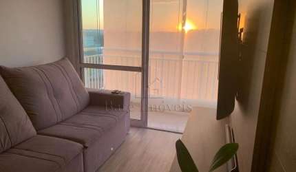 Apartamento Aconchegante com Vista Livre e Mobília de Alto Padrão em SBC