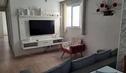 Apartamento mobiliado à venda na Vila Humaitá, em Santo André – 62m²