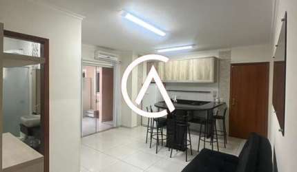 Apartamento totalmente mobiliado, com 2 dormitórios (1 suíte), a apenas 2 km da