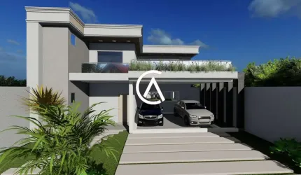 ✨ Casa Alto Padrão 3 Suítes com Área Gourmet e Acabamentos de Luxo!