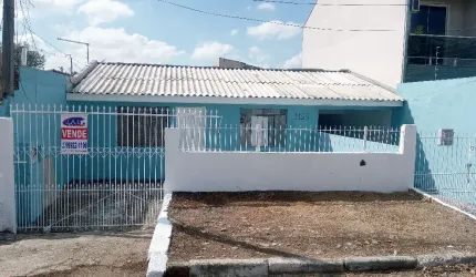 Lote de Terreno med. 200 m² c/ casa construida em alvenaria, R$ 410.000, Pinheirinho - Curitiba - Pr.
