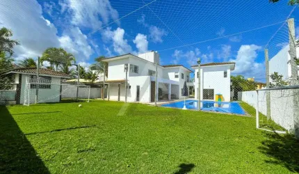 Casa em Condomínio para Venda em Camaçari, Busca Vida, 4 dormitórios, 4 suítes, 7 banheiros, 4 vagas