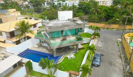 Casa para Venda em Lauro de Freitas, Vilas do Atlântico, 4 dormitórios, 4 suítes, 8 banheiros, 4 vagas