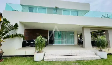 Casa em Condomínio para Venda em Camaçari, Busca Vida, 5 dormitórios, 4 suítes, 7 banheiros, 5 vagas