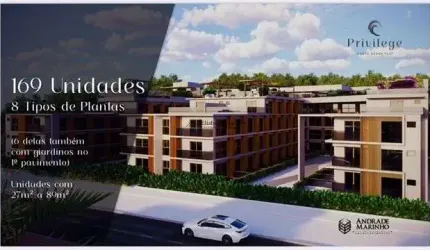 Flats de luxo em um empreendimento incrível p/ investir ou morar em Ponta Negra