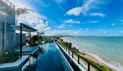 Flat de 25m² à venda em Prédio de luxo na orla da praia do Bessa, João Pessoa/PB