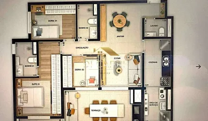 Apartamento com 3 quartos à venda na Avenida do Oratório, 401, Jardim Independência, São Paulo por R$ 1.102.000