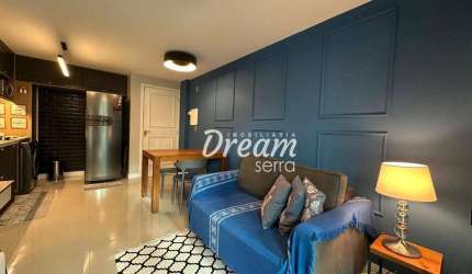 Apartamento com 1 dormitório à venda, 55 m² por R$ 560.000,00 - Itaipava - Petrópolis/RJ