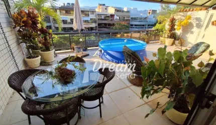 Cobertura com 3 dormitórios à venda, 186 m² por R$ 1.090.000,00 - Recreio dos Bandeirantes - Rio de Janeiro/RJ