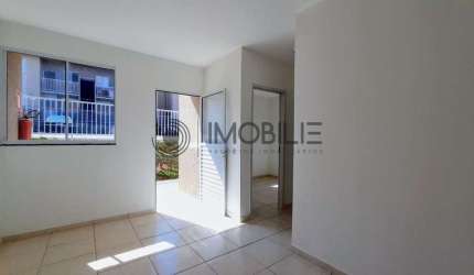 Apartamento Villa VIC de 43 m² com dois dormitórios modelo com garden em Indaiatuba