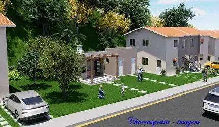 Casa em condomínio fechado com 2 quartos à venda na João Barbosa da Fonseca, 1013, Jequitibá, Vespasiano por R$ 206.900