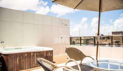 Cobertura com 2 dormitórios à venda, 95 m² por R$ 1.250.000,00 - Tambaú - João Pessoa/PB