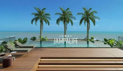 Apartamento com 2 quartos á beira mar de Cabo Branco