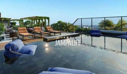 Flat com 1 dormitório à venda, 24 m² por R$ 458.000,00 - Cabo Branco - João Pessoa/PB