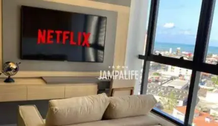Flat com 1 dormitório à venda, 25 m² por R$ 450.000,00 - Tambaú - João Pessoa/PB