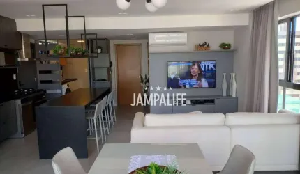 Apartamento Duplex com 3 dormitórios à venda, 120 m² por R$ 1.310.000,00 - Tambaú - João Pessoa/PB