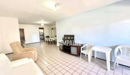 Apartamento com 4 dormitórios, 180 m² - venda por R$ 690.000,00 ou aluguel por R$ 7.066,67/mês - Camboinha - Cabedelo/PB