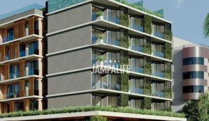 Apartamento com 1 dormitório à venda, 84 m² por R$ 926.000,00 - Cabo Branco - João Pessoa/PB