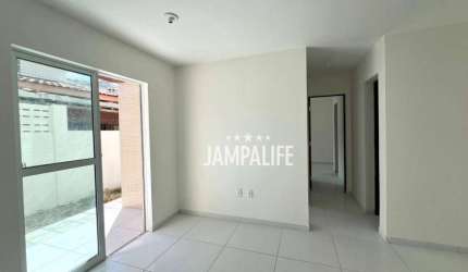 Apartamento com 2 dormitórios à venda, 74 m² por R$ 240.000,00 - Jardim Camboinha - Cabedelo/PB