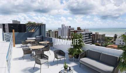 Flat com 1 dormitório à venda, 23 m² por R$ 225.000,00 - Intermares - Cabedelo/PB
