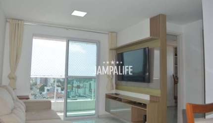 Apartamento com 3 dormitórios à venda, 68 m² por R$ 385.000,00 - Jardim Cidade Universitária - João Pessoa/PB