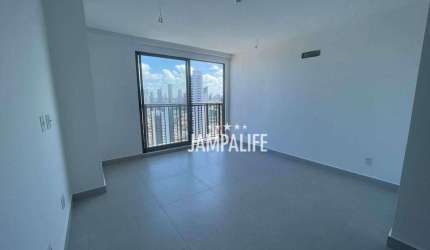 Flat com 1 dormitório à venda, 28 m² por R$ 360.000,00 - Manaíra - João Pessoa/PB