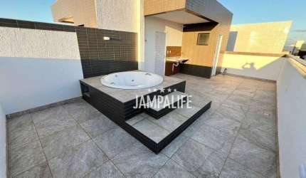 Cobertura com 2 dormitórios à venda, 91 m² por R$ 365.000,00 - Bessa - João Pessoa/PB