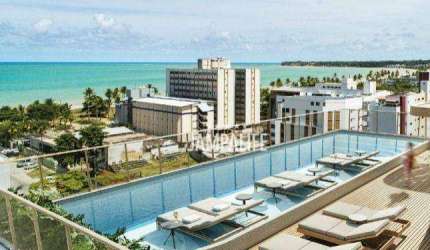 Flat com 1 dormitório à venda, 24 m² por R$ 480.000,00 - Cabo Branco - João Pessoa/PB