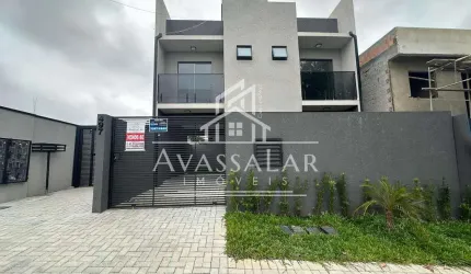Sobrados à venda com 3 dormitórios, Alto Boqueirão, CURITIBA - PR