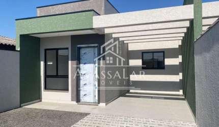 CASA COM 3 DORMITORIOS COM SUITE SENDO 2 VAGAS DE GARAGEM EM SÃO JOSÉ DOS PINHAIS