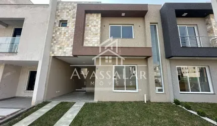 SOBRADO EM CONDOMINIO VILLAGIO DI NAPOLI COM 3 DORMITORIOS SENDO 1 SUITE CLOSET BAIRRO TATUQUARA