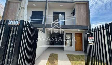 Sobrado à venda 3 quartos, Alto Boqueirão, CURITIBA - PR