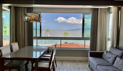 Apartamento Totalmente mobiliado Vista Mar, 2 suítes, Coqueiros Florianópolis/SC